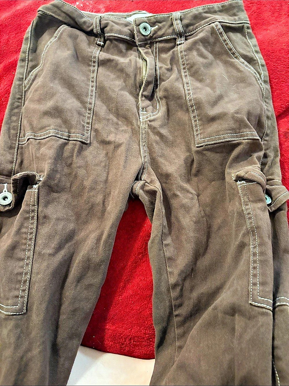 Lilac Sunset Brown Cargo Pants Size 11/12